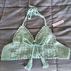 Kendall And Kylie Crochet Crop Top